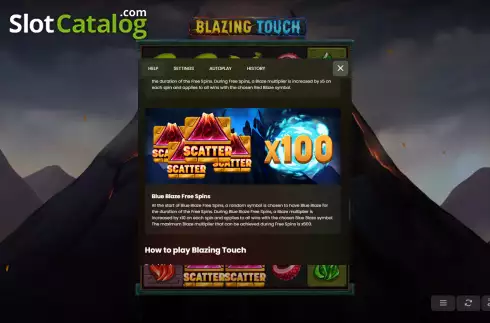 Οθόνη7. Blazing Touch Κουλοχέρης