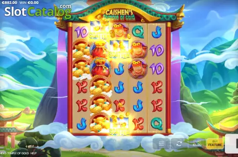 Οθόνη8. Caishen's Temple of Gold Κουλοχέρης