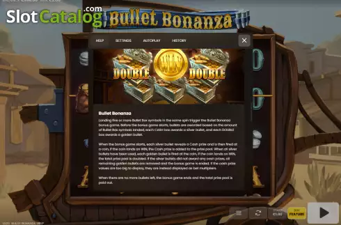 Οθόνη7. Bullet Bonanza Κουλοχέρης