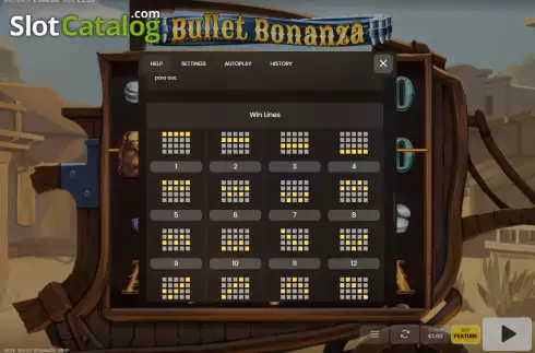 Οθόνη8. Bullet Bonanza Κουλοχέρης