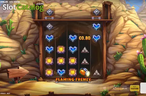 Οθόνη4. Flaming Frenzy Κουλοχέρης 