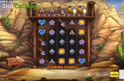 Οθόνη2. Flaming Frenzy Κουλοχέρης 