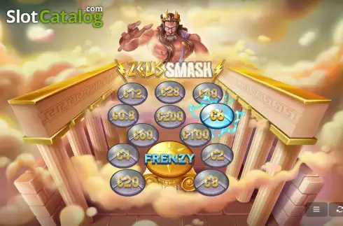 Οθόνη3. Zeus Smash Κουλοχέρης 