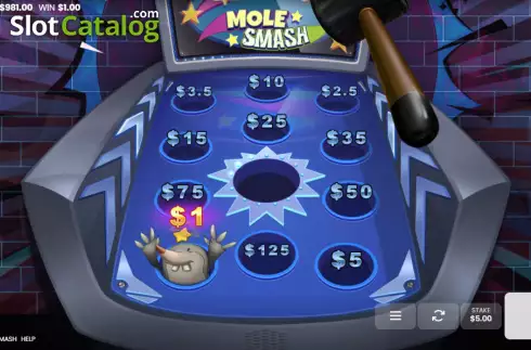 Οθόνη3. Mole Smash Κουλοχέρης