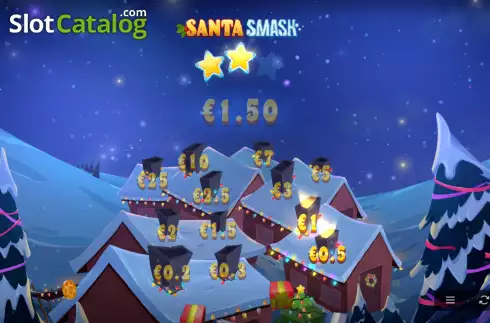 Οθόνη3. Santa Smash Κουλοχέρης