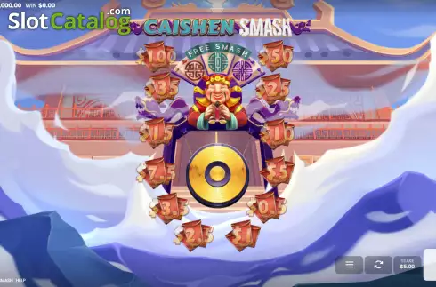 Οθόνη2. Caishen Smash Κουλοχέρης 