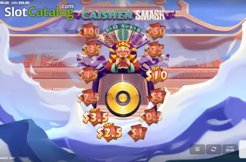 Οθόνη3. Caishen Smash Κουλοχέρης 