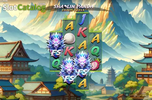 Οθόνη8. Shaolin Panda Chaos Reels Κουλοχέρης