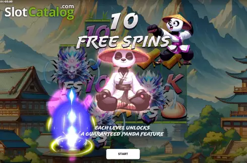 Οθόνη9. Shaolin Panda Chaos Reels Κουλοχέρης
