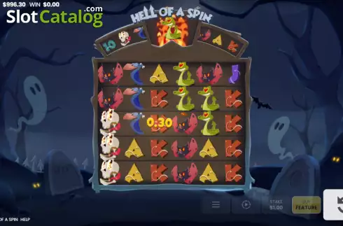 Οθόνη3. Hell of a Spin (Octoplay) Κουλοχέρης