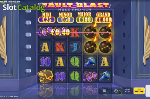 Οθόνη3. Vault Blast Hold and Win Κουλοχέρης 