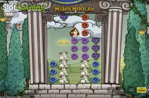 Οθόνη3. Midas Moolah Random Reels Κουλοχέρης 