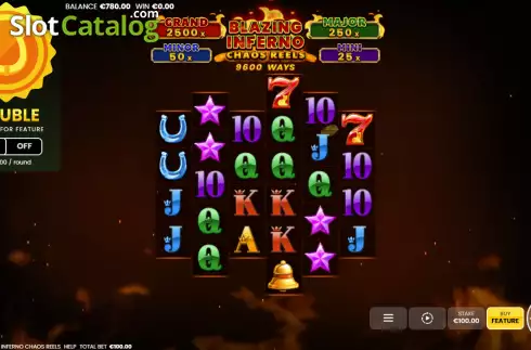 Οθόνη2. Blazing Inferno Chaos Reels Κουλοχέρης