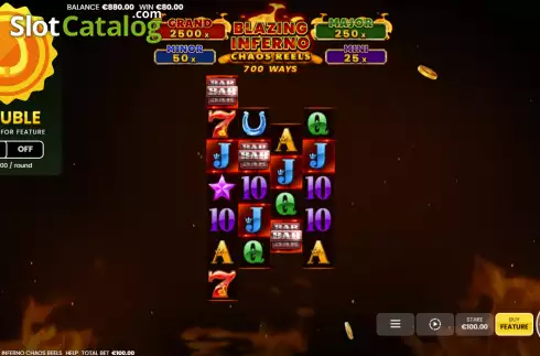 Οθόνη3. Blazing Inferno Chaos Reels Κουλοχέρης