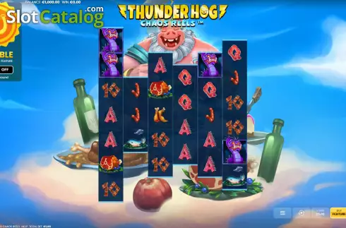 Οθόνη3. Thunder Hog Chaos Reels Κουλοχέρης 