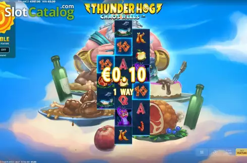 Οθόνη4. Thunder Hog Chaos Reels Κουλοχέρης 