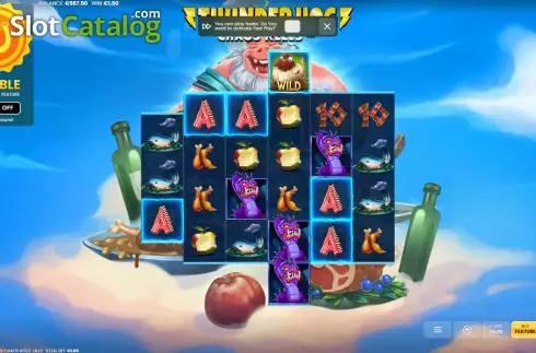 Οθόνη5. Thunder Hog Chaos Reels Κουλοχέρης 