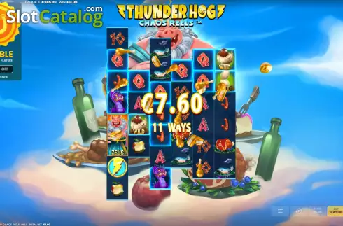 Οθόνη6. Thunder Hog Chaos Reels Κουλοχέρης 