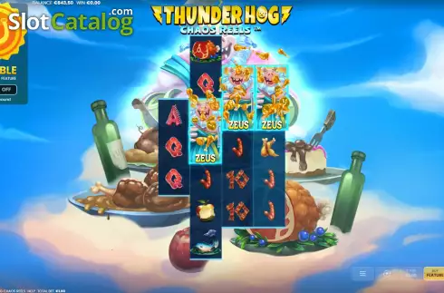 Οθόνη8. Thunder Hog Chaos Reels Κουλοχέρης 