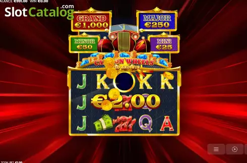 Οθόνη3. Cash on Wheels Hold and Win Κουλοχέρης