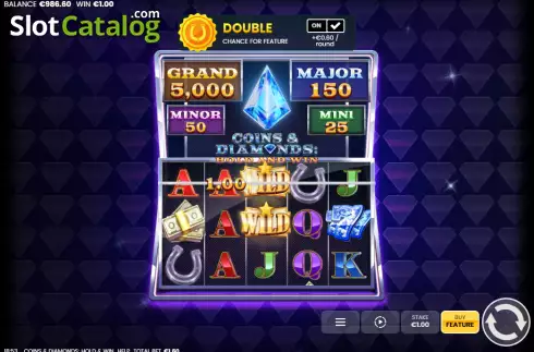Οθόνη3. Coins & Diamonds: Hold and Win Κουλοχέρης