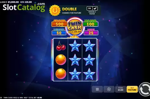 Οθόνη2. Twin Cash: Hold and Win Κουλοχέρης