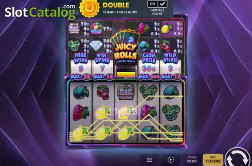 Οθόνη3. Juicy Rolls: Feature Frenzy Κουλοχέρης 