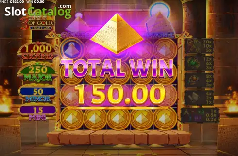 Οθόνη3. 3 Pyramids of Gold Κουλοχέρης