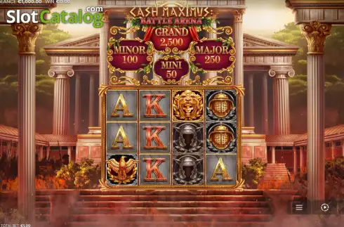 Οθόνη2. Cash Maximus: Battle Arena Κουλοχέρης