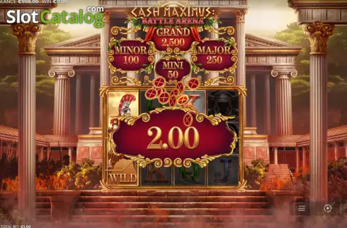 Οθόνη3. Cash Maximus: Battle Arena Κουλοχέρης