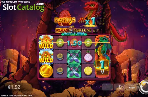 Οθόνη3. Flame & Fortune: Hold & Win Κουλοχέρης