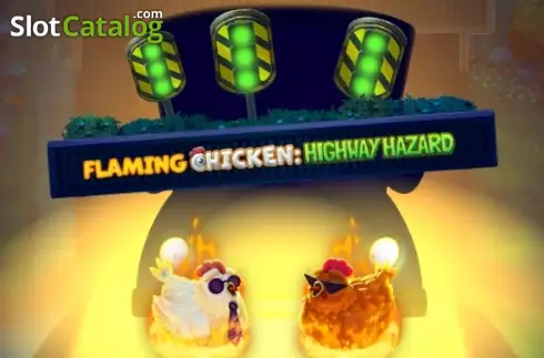 Flaming Chicken Highway Hazard Λογότυπο Flaming Chicken Highway Hazard Λογότυπο