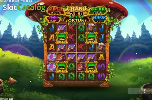 Οθόνη2. 4-Leaf Fortune: Hold & Win Κουλοχέρης