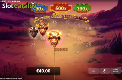 Οθόνη3. Buffalo Smash: Supercharged Κουλοχέρης