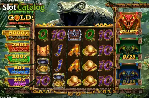 Οθόνη2. Serpent Gold: Hold & Win Κουλοχέρης 