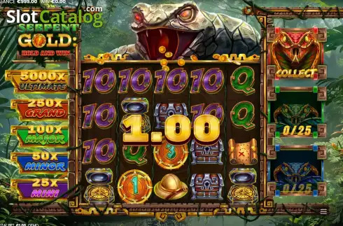Οθόνη3. Serpent Gold: Hold & Win Κουλοχέρης 