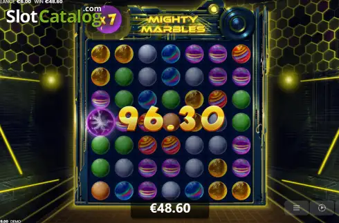 Οθόνη3. Mighty Marbles Κουλοχέρης