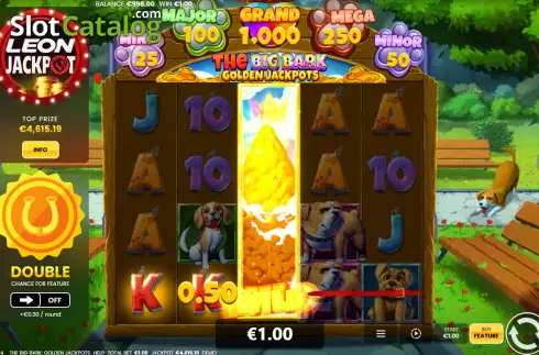 Οθόνη3. The Big Bark: Golden Jackpots Κουλοχέρης