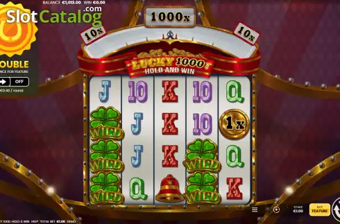 Οθόνη2. Lucky 1000: Hold & Win Κουλοχέρης