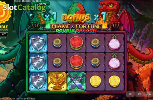 Οθόνη2. Flame & Fortune Double Dragon Κουλοχέρης 