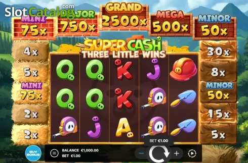 Οθόνη2. Super Cash: Three Little Wins Κουλοχέρης 