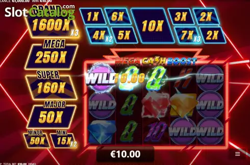 Οθόνη3. Mega Cash Boost Κουλοχέρης