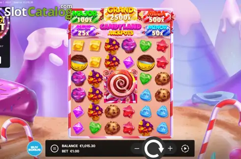 Οθόνη2. Candyland Jackpots Κουλοχέρης