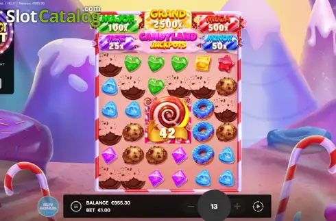 Οθόνη3. Candyland Jackpots Κουλοχέρης