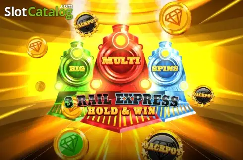 3 Rail Express Hold & Win Λογότυπο 3 Rail Express Hold & Win Λογότυπο