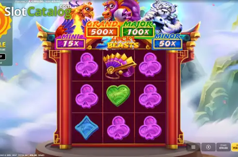Οθόνη2. 3 Lucky Beasts Hold and Win Κουλοχέρης