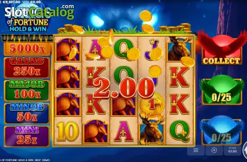 Οθόνη3. Wings of Fortune: Hold & Wins Κουλοχέρης