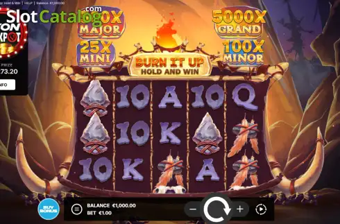 Οθόνη2. Burn It Up: Hold & Win Κουλοχέρης