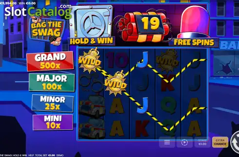 Οθόνη3. Bag the Swag: Hold & Win Κουλοχέρης