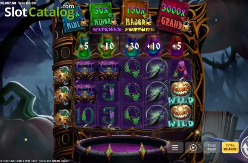 Οθόνη2. Witches' Fortune: Hold & Win Κουλοχέρης
